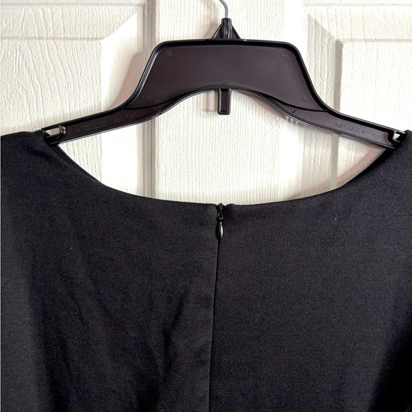 NWT Liz Claiborne Black 3/4 Sleeve Dress, 16, chic, professional, Madison Avenue - Picture 8 of 8